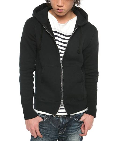 新品未使用VGC189サイズ48【VANQUISH紳士長袖裏毛ダブルジップアップパーカーブラック】メンズ 紳士 上着拍卖