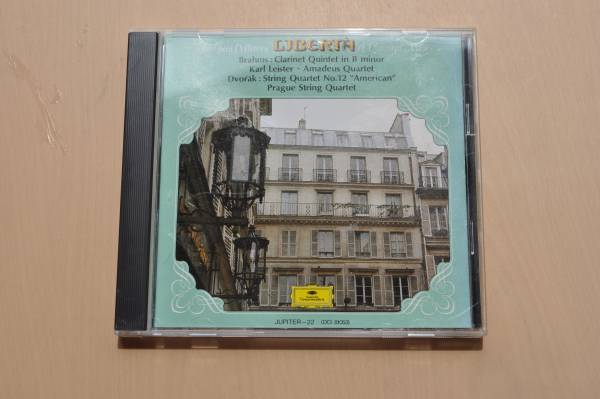 モーツァルト:クラリネット五重奏曲@ライスター&アマデウス弦楽四重奏団/ドヴォルザーク:弦楽四重奏曲12番/アメリカ@プラハ弦楽四重奏団拍卖