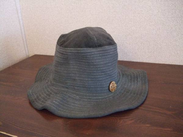モスグリーンコーデュロイ入ハット(USED)21714)拍卖