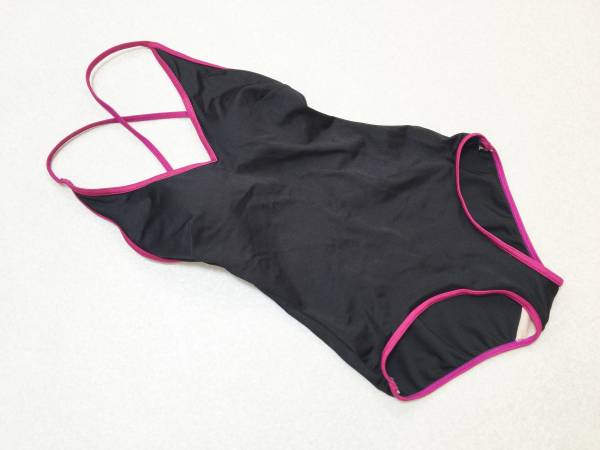 ●水着 9M●ビッシーギャル★やや光沢*シンプルワンピース水着黒拍卖