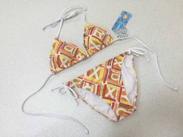 ●水着 M●ロキシー/ROXY★ソフト三角ビキニ拍卖