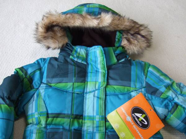 ジャケット 中綿 ダウン風 ガール 女の子 US:SX/4-5(115) NY発 ATHLETECH拍卖