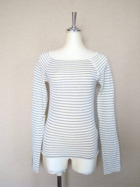 EMPORIO ARMINI コットンボーダーセーター size42 アルマーニ拍卖