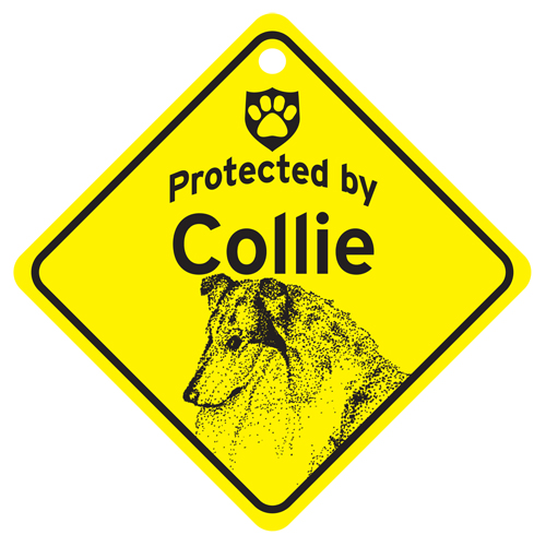 ●コリー プロテクトサイン 家や車の窓に●拍卖