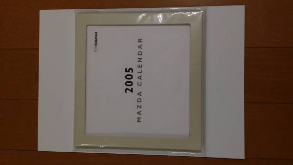 【送料無料】マツダ 卓上カレンダー(2005 MAZDA CALENDAR)拍卖