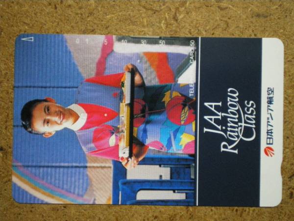 hiko・航空 110-43515 日本アジア航空 客室乗務員 テレカ拍卖