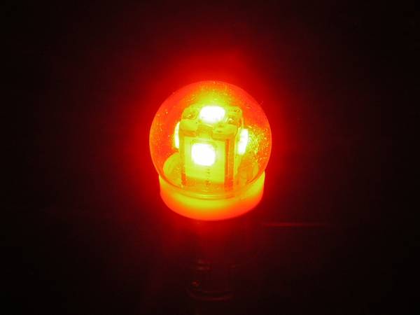 トラック用 LED電球型 バルブ BA15S 24V 紅茶 マーカー ナンバー灯 車幅灯 スモール コーナーランプ 室内灯 アンドン 補修品 拍卖
