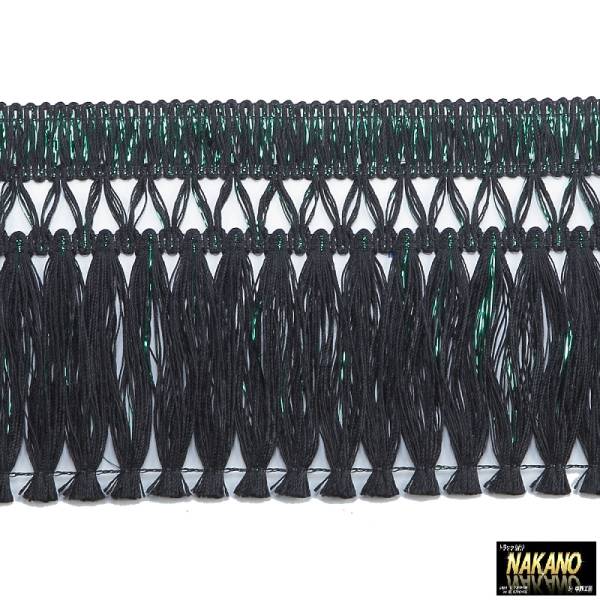 トラック用 フロントカーテン キララフレンジ ラメ黒/緑 2.2m キラキラ靡く 西日 日よけ ヒサシ 眩しい 日光 太陽 拍卖