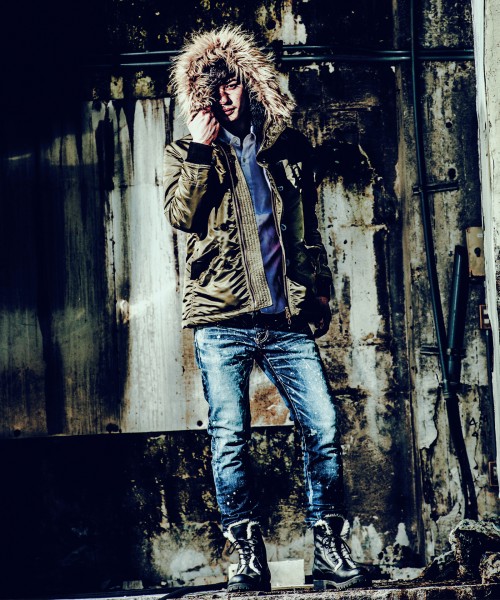 新品未使用VJJ2141サイズS【VANQUISH N-3Bフライトジャケット】カーキ N-2B MA1拍卖