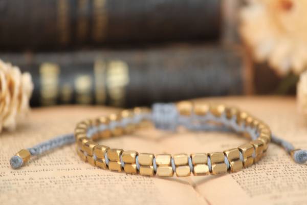 ◆新入荷◆ブラスビーズブレスレットE拍卖