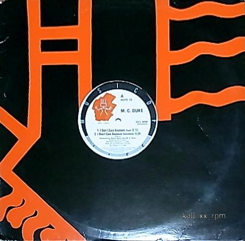 ★☆M.C. Duke「I Don't Care Anymore」☆★拍卖