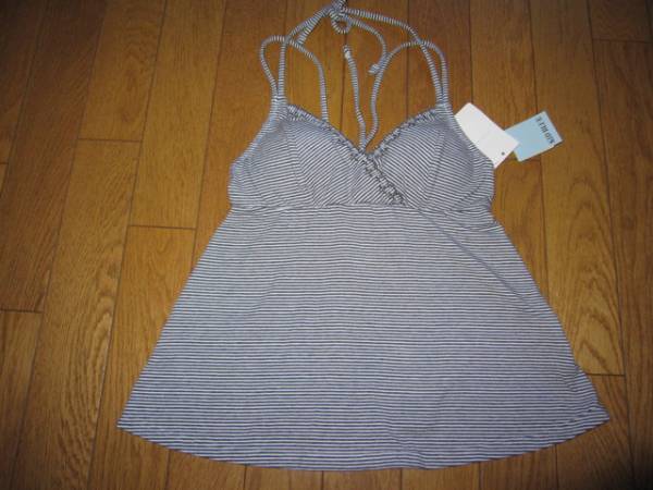 KIDBLUE ボーダーの素敵なキャミソール(ブラカップ付)拍卖