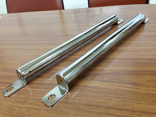 86 BRZ  シートレール補強ブレース クロームメッキ仕様 ボディ剛性UP 在庫限りの数量限定特価拍卖