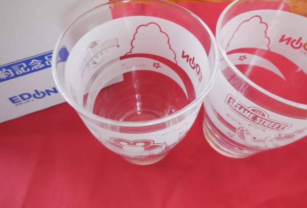 ☆セサミストリート 非売品 USJコラボ グラス2点セット 即決あり お値下げ拍卖