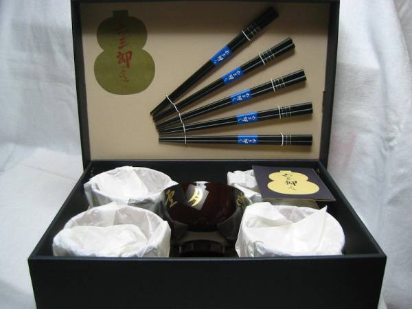 ◆◇◆六三郎ごのみ◆◇◆箸・椀セット5客◆◇◆拍卖