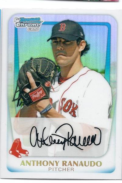 2011 Bowman Chrome Anthony Ranaudo Refractor /500拍卖