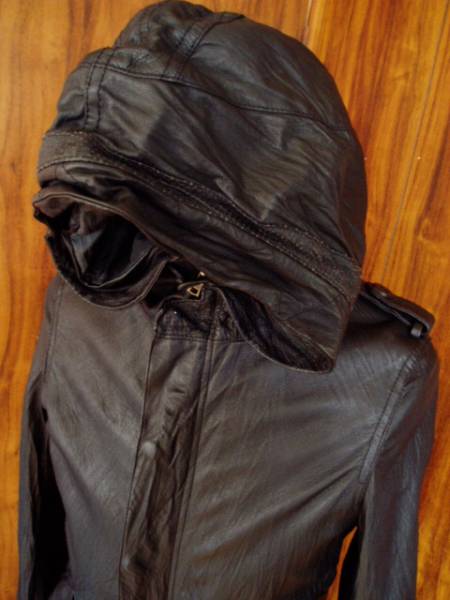 BY TASS STANDARD バイ タス スタンダード ロイヤルフラッシュ レザーコート LHP 黒拍卖