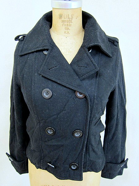 ■ローリーズファーム/LOWRYSFARM★スリム短丈ピーコートM■#AD拍卖