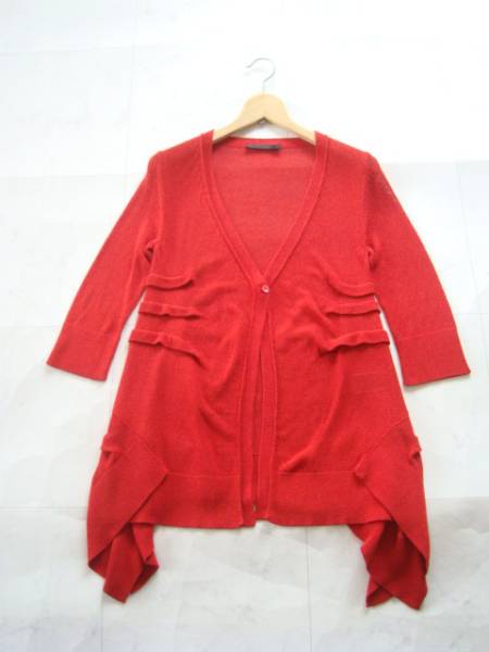 DONNA KARAN ニットジャケット sizeS ダナキャラン カーディガン拍卖