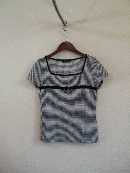 CSL黒×白ボーダー半袖カットソー(USED)52015拍卖