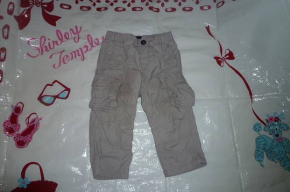 BABYGAP長パンツ90cm薄いグレー色拍卖