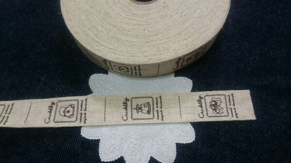 ASHIATOYA リネンタグ (2.5㌢幅) 1m超分 縦型 バッグ 即決 数量9拍卖