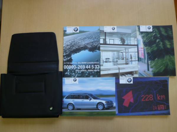 ★1384★BMW ツーリング 316i/320i 取扱説明書 2005年 ドイツ語版 ケース付★拍卖