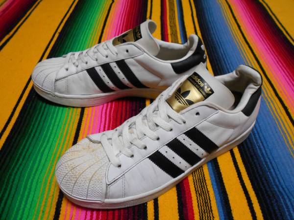 2003年製 ADIDAS アディダス スーパースター プロモデル HIPHOP RAP DJ RUN DMC BEASTIEBOYS PUBLIC ENEMY DEFJAM パブリック エネミー拍卖