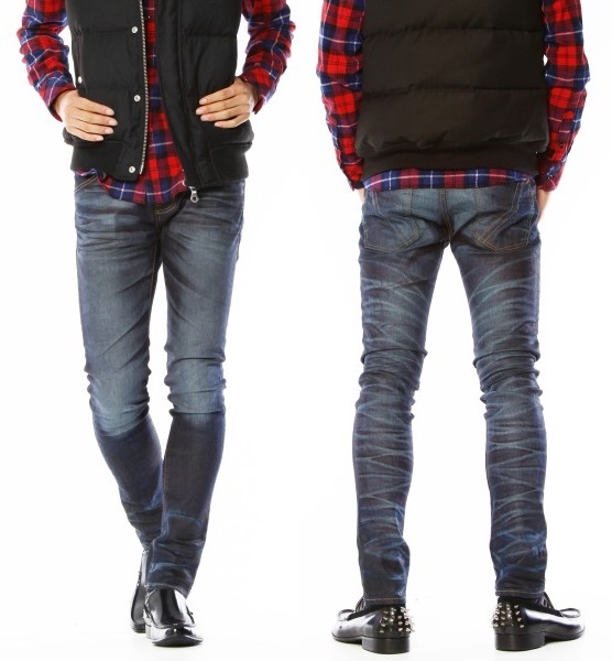 新品未使用VJP2072 w34日本製Made in Japan【VANQUISH コーティングタイトフィットペグトップデニム】ジーパン ジーンズ メンズ 紳士拍卖