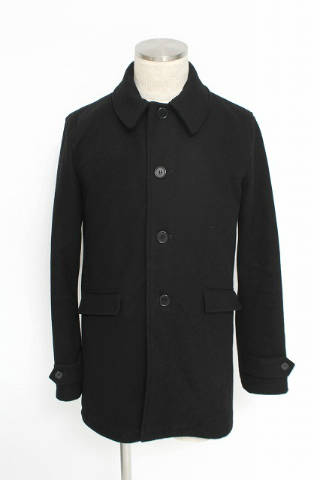 新品未使用VJJ6039サイズ2【VANQUISH ウールコート】ブラック拍卖