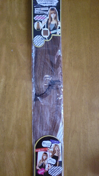 めちゃ楽エクステ☆五月雨ストレート☆耐熱ウィッグ新品⑤☆拍卖
