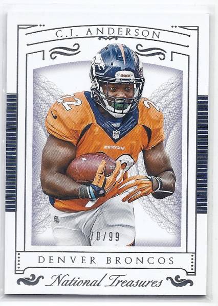 2015 National Treasures C.J. Anderson /99拍卖