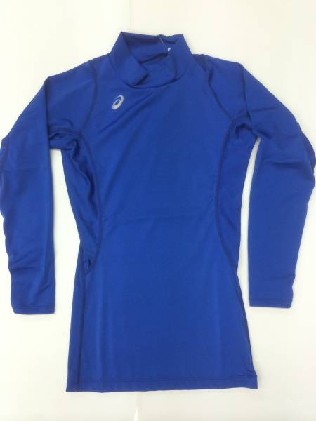未使用/アシックス/130cm/保温/UVカット/長袖/インナー/XA3809/青/asics/肌着/コンプレッション/練習/試合/部活/野球/下着/肌着/少年団拍卖