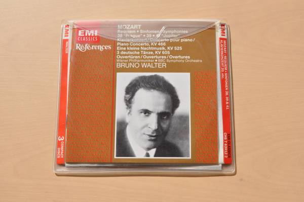 モーツァルト:レクイエム/交響曲第38番/第39番/第41番/ピアノ協奏曲第20番@ブルーノ・ワルター&ウィーン・フィル/BBC交響楽団/他/3CD拍卖