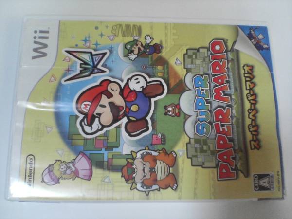 Wiiソフト スーパーペーパーマリオ拍卖
