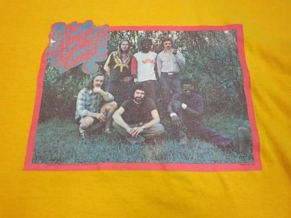 70s ビンテージ 当時物 オールマンブラザーズバンド Tシャツ The Allman Brothers Band拍卖