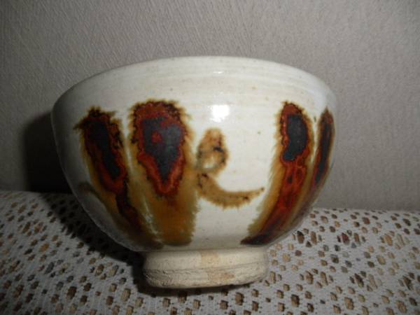@@@上野系 お茶碗 茶道具 茶陶 飴釉 鉄釉 趣の逸品もの拍卖