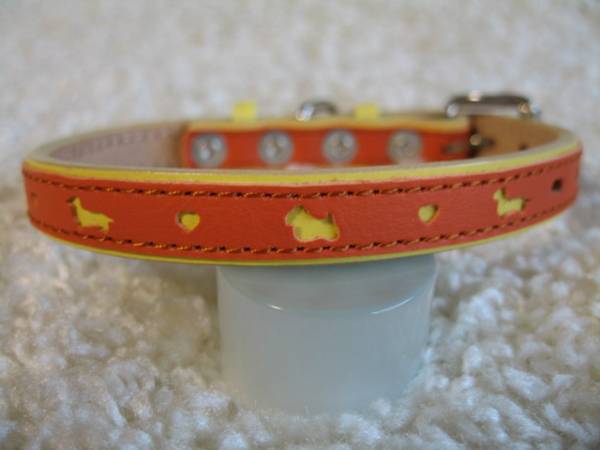 ★同梱お得★♯12Lー№72・NEW★かわいい首輪・イエロー♪拍卖