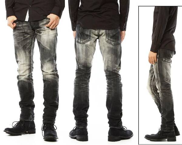 新品未使用VJP2051 w32日本製Made in Japan【VANQUISH ソフトストレッチ ブラックタイトフィットストレートデニム】ジーンズ ジーパン 拍卖