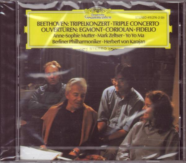 ベートーヴェン 三重協奏曲etc ムター&カラヤンetc【DG 未開封】拍卖