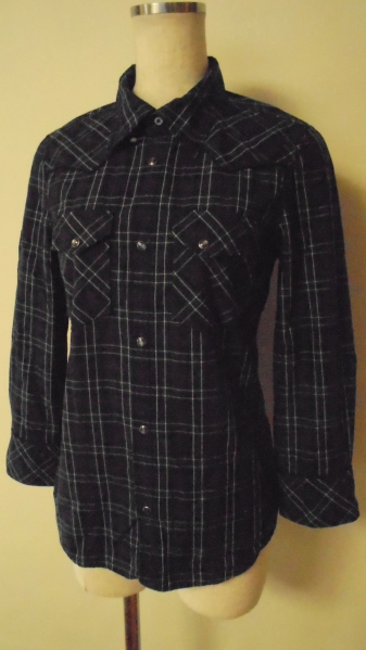 HYSTERIC ヒステリックグラマー チェック ウエスタンシャツ 蠍拍卖