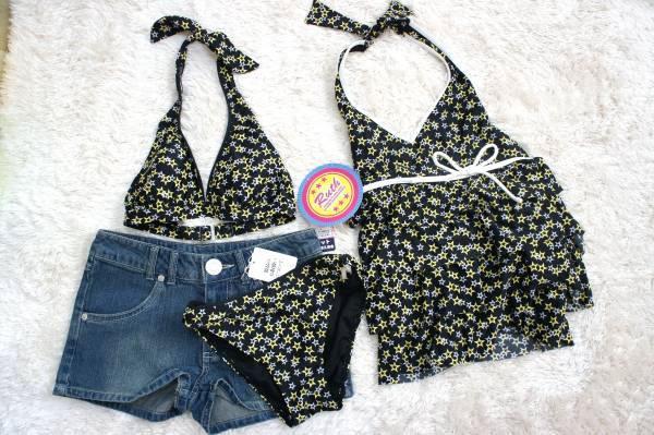 ●水着 7S●ティーンズ水着・ビキニ*タンキニ ショートパンツS拍卖