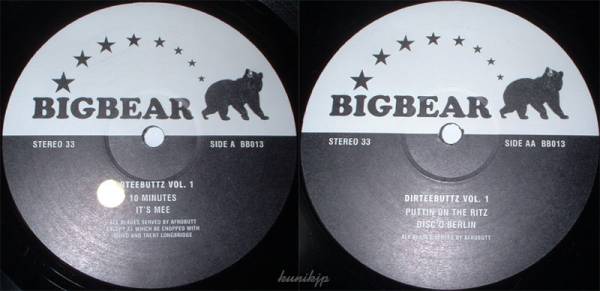 Steve Kotey/Afrobutt Dirteebuttz vol.1 Big Bear 2004! disco edits dub disco拍卖