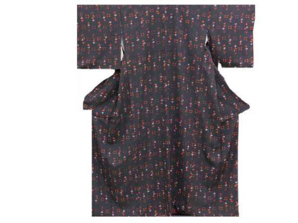 千切屋最高の精華生地に本臈纈染の絣文様がとてもオシャレです拍卖