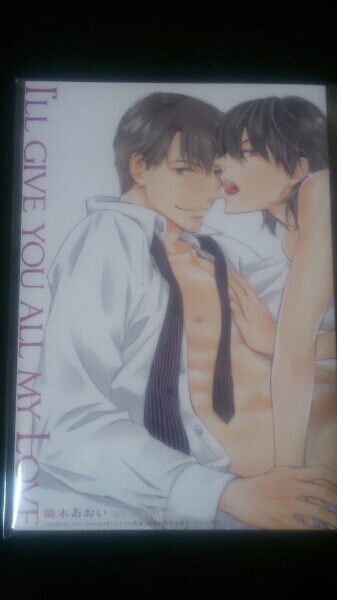 『l ' LL GIVE YOU ALL MY LOVE 』全サ小冊子橋本あおい拍卖