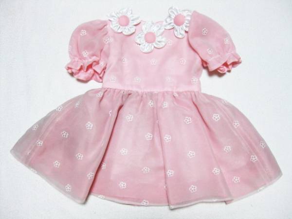 90㎝位 ドレス ワンピースドレス 花モチーフ ピンク フリフリ 結婚式拍卖