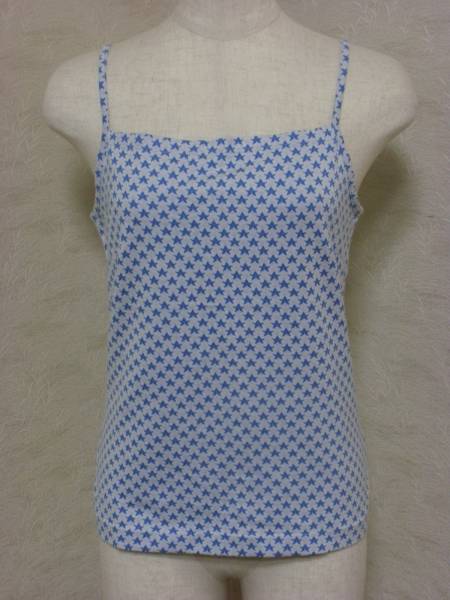 シップス SHIPS キャミソール タンクトップ スター総柄拍卖