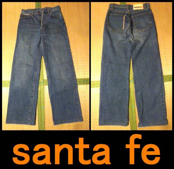レア サンタフェ santa fe 赤耳 ビンテージ仕様 ヴィンテージ デニム ジーンズ パンツ サイズ28 即決あり 早い者勝ち拍卖