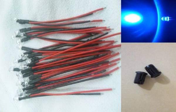配線加工済LEDブルー200本 送料無料拍卖