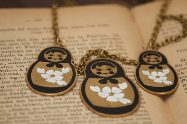 ★新品★真鍮 マトリョーシカネックレス拍卖